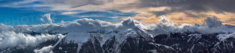 View of the Seckau Alps