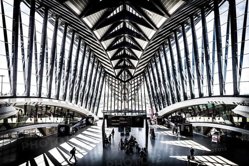 TGV station at Lyon airport
