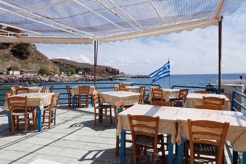 Restaurant at the port of Hora Sfakion