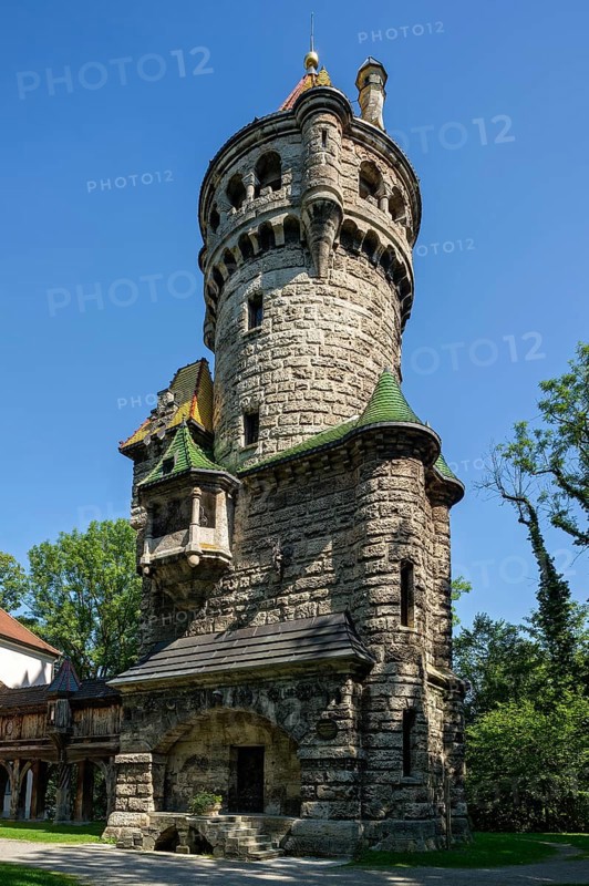 Mutterturm tower by Hubert von Herkomer at the Herkomer Museum