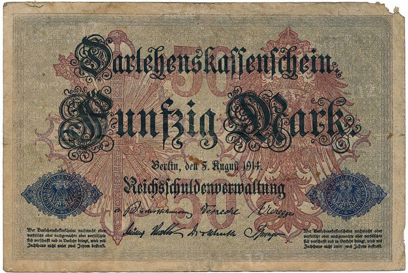 Old banknote
