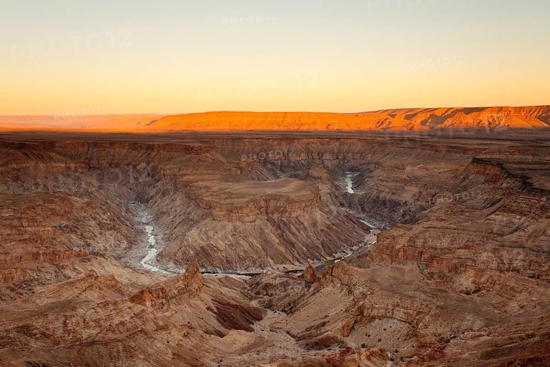 Sunrise over the Fish River Canyon