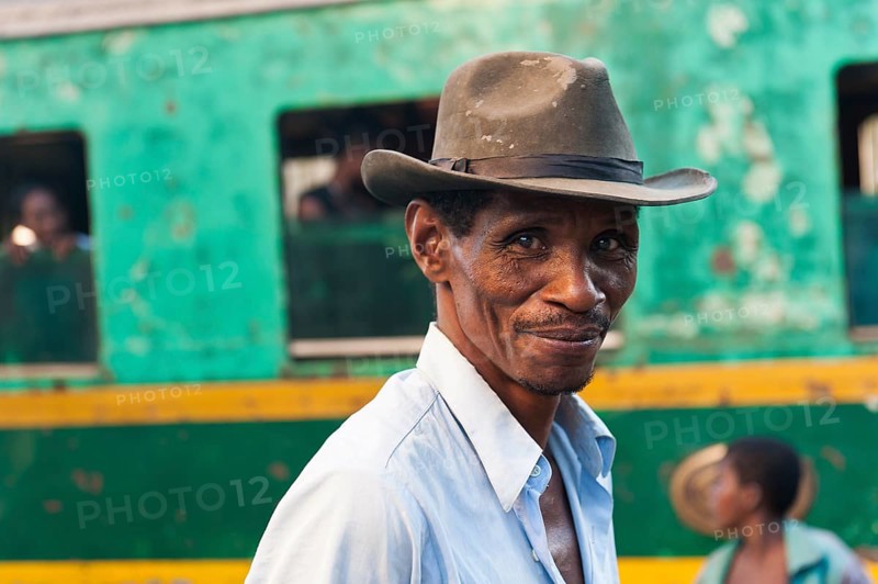 Man of the Tanaia people with a hat