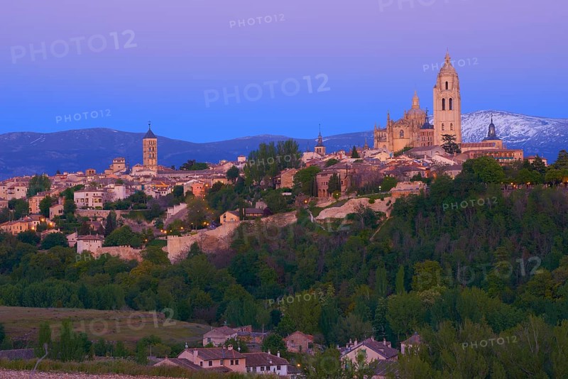Cityscape with Segovia Cathedral
