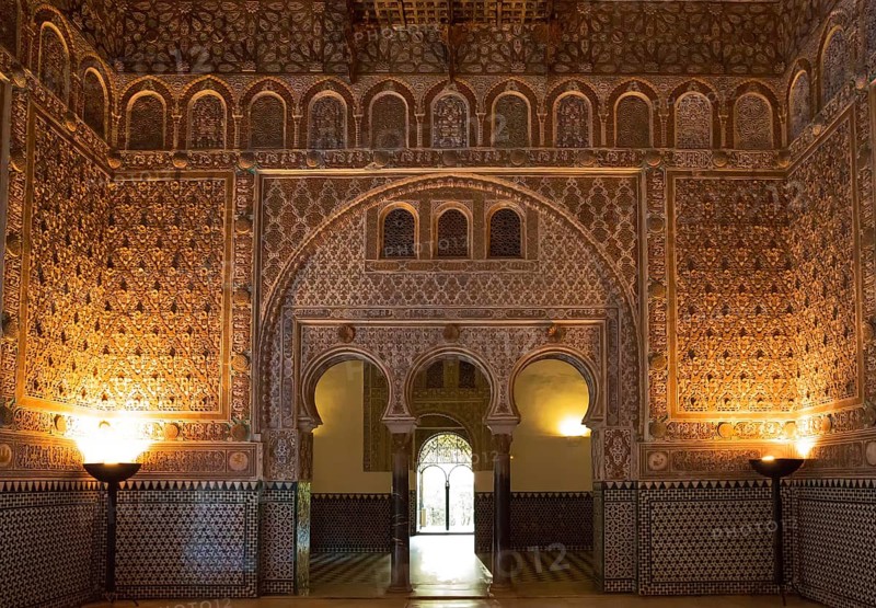 Salon of the Ambassadors in the Alcazar of Seville