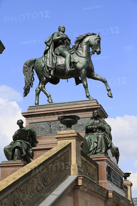 Equestrian statue of King Friedrich Wilhelm IV outside Alte Nationalgalie