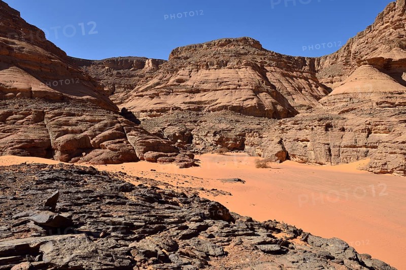 Sandstone canyon at Tiseteka