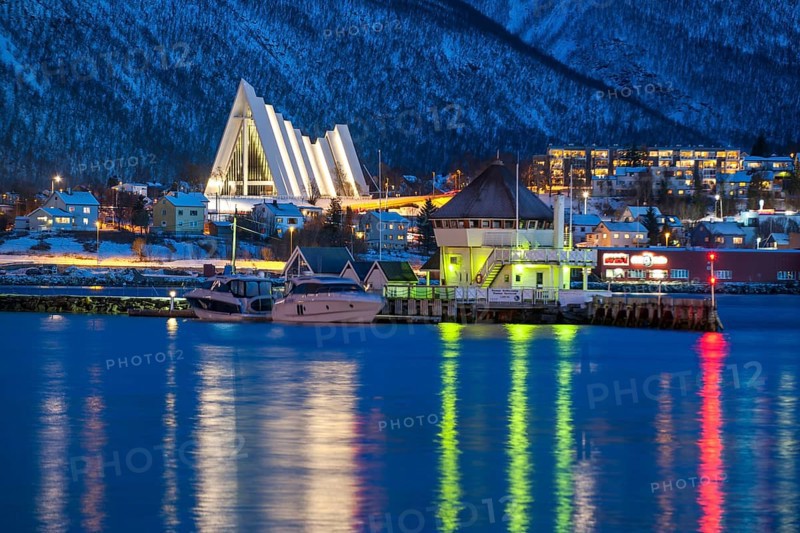 Townscape with the Arctic Cathedral