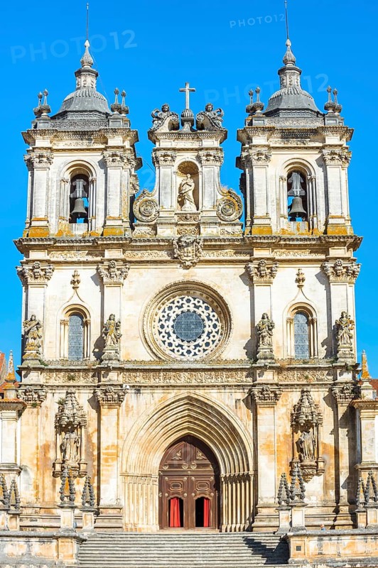 Facade of the Alcobaca Monastery