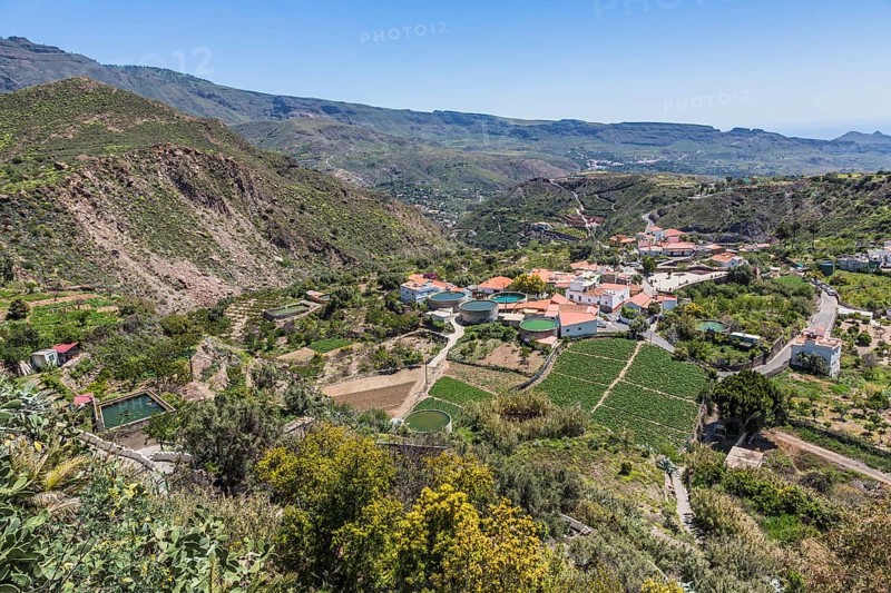 Water reservoirs in Santa Lucia
