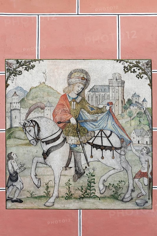 St. Martin sharing his cloak