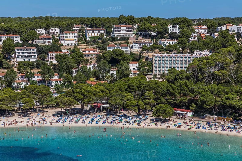 Beach in the bay of Cala Galdana