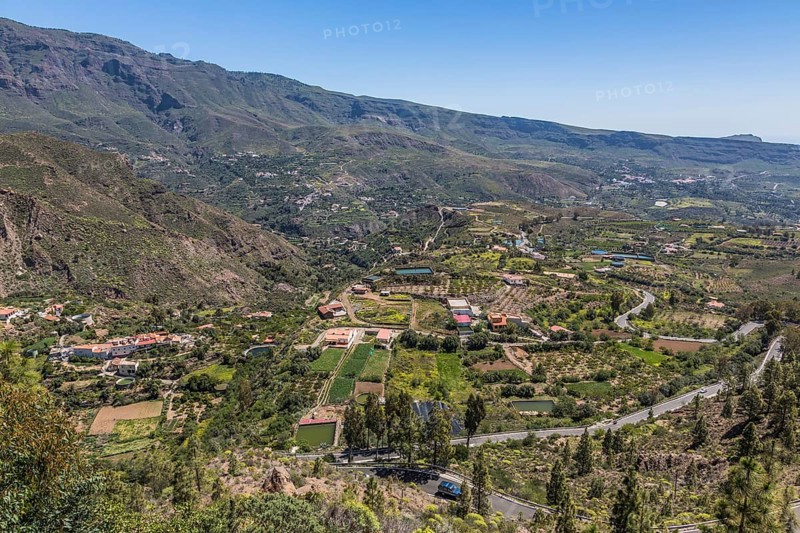 View from the Mirador of the Las Tirajanas Hotel
