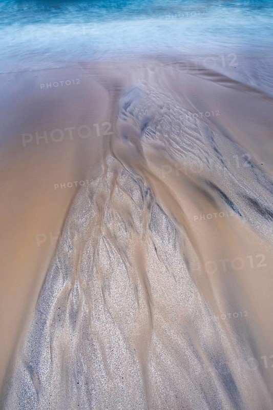 Bizarre structures on the sandy beach