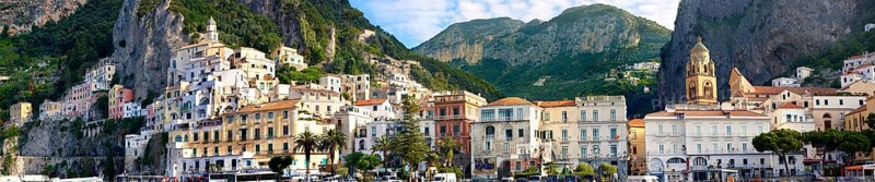 Panoramic view of Amalfi