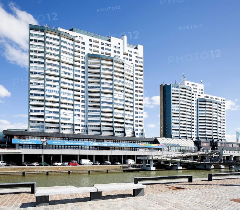 Columbus Center shopping center and residential building