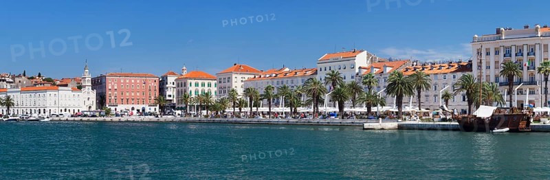 Old harbour and waterfront promenade of Split