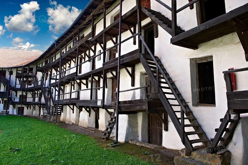 Storage rooms of the Saxon fortified church of Prejmer
