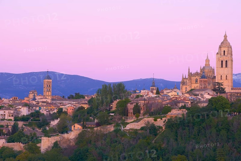 Cityscape with Segovia Cathedral