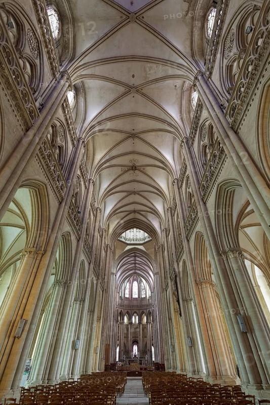 Gothic Coutances Cathedral