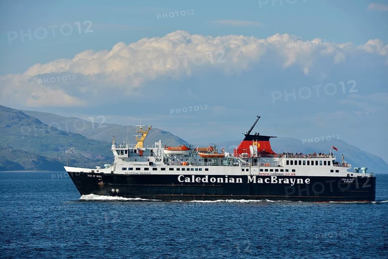 Large ferry of the Caledonian MacBrayne shipping company