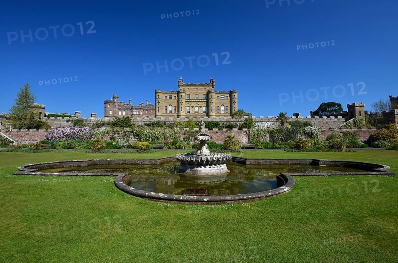 Fountain in the park of Culzean Castle