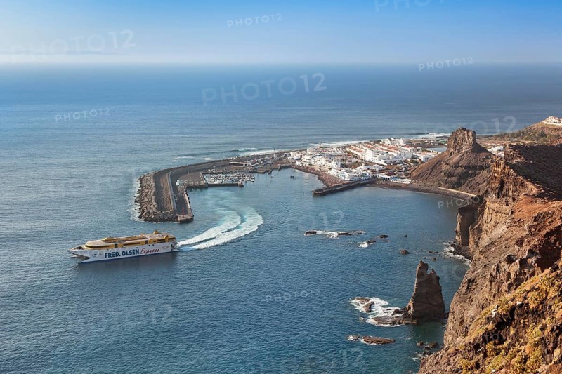Ferry sailing to Tenerife
