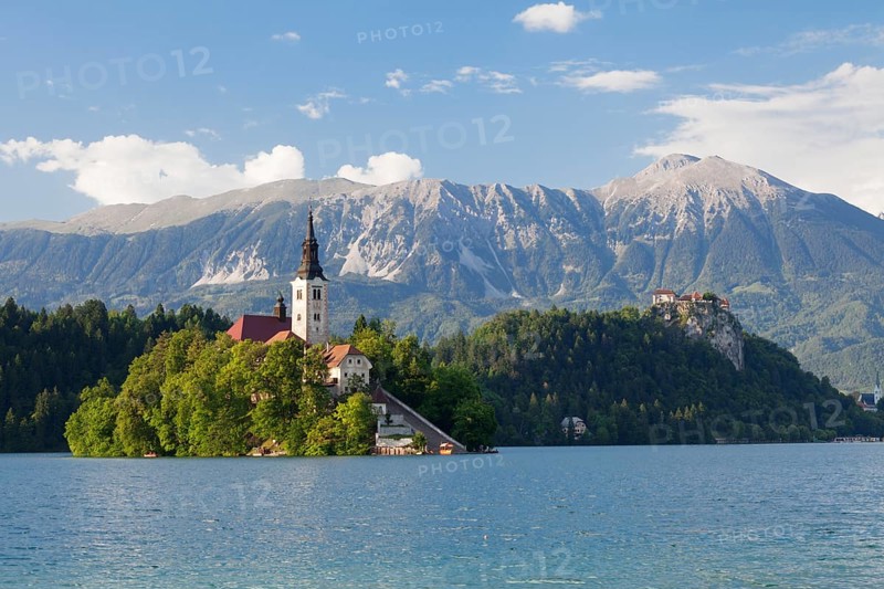 Bled island with St. Mary's Church