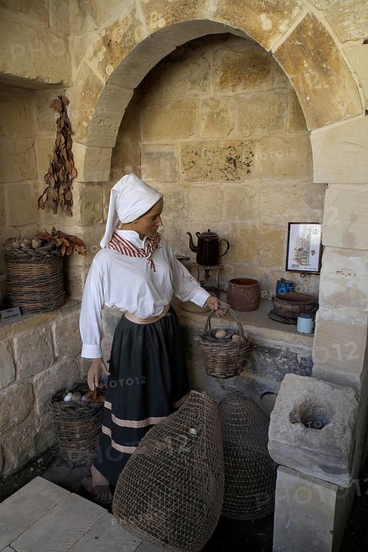 Representation of typical village life