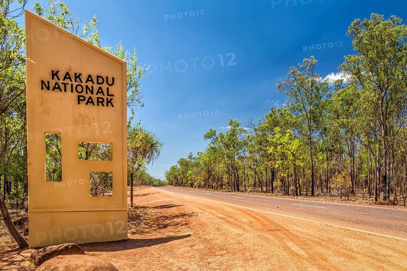 Entrance gate to Kakadu National Park