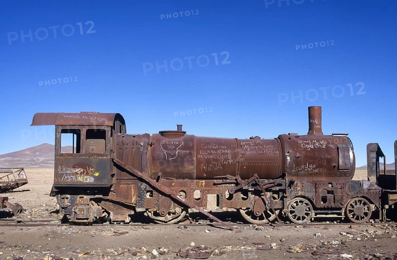 Rusty locomotive