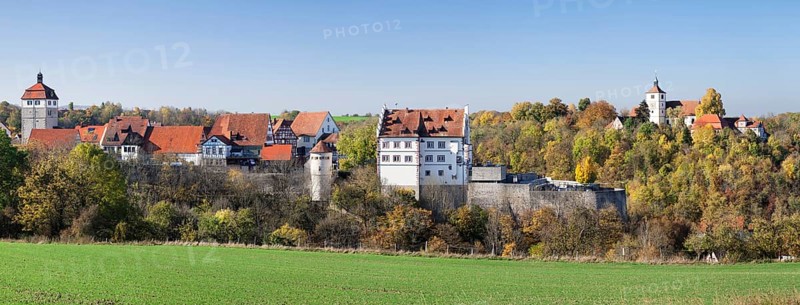 Schloss Vellberg Castle with Stockenburg and St. Martin's Church