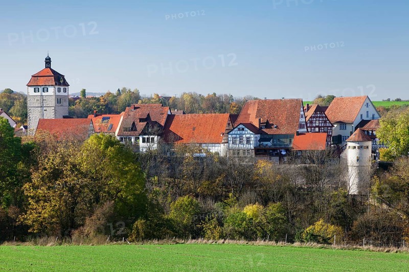Schloss Vellberg Castle with the historic town centre