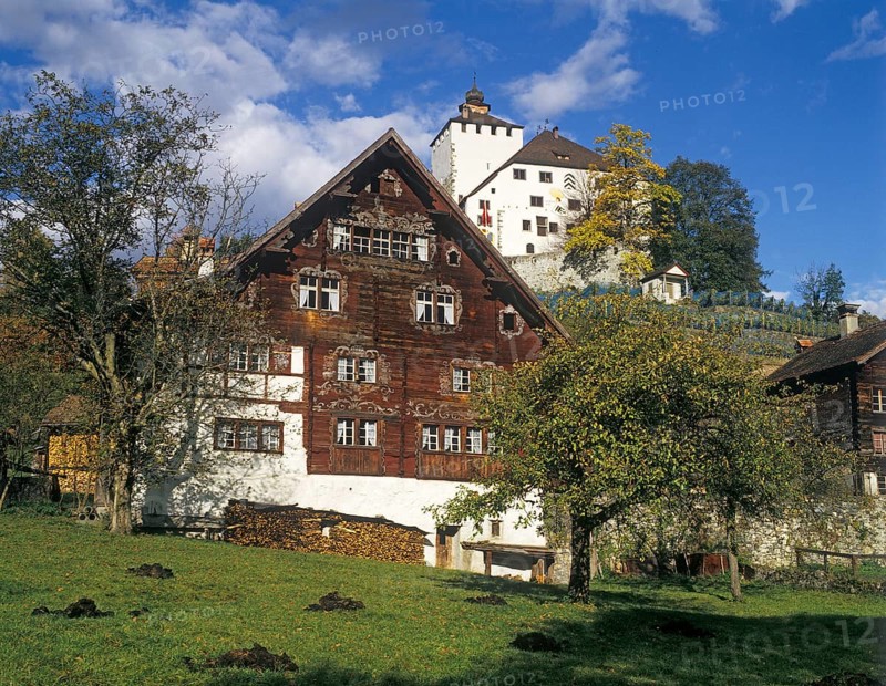 Werdenberg with Schloss Werdenberg Castle