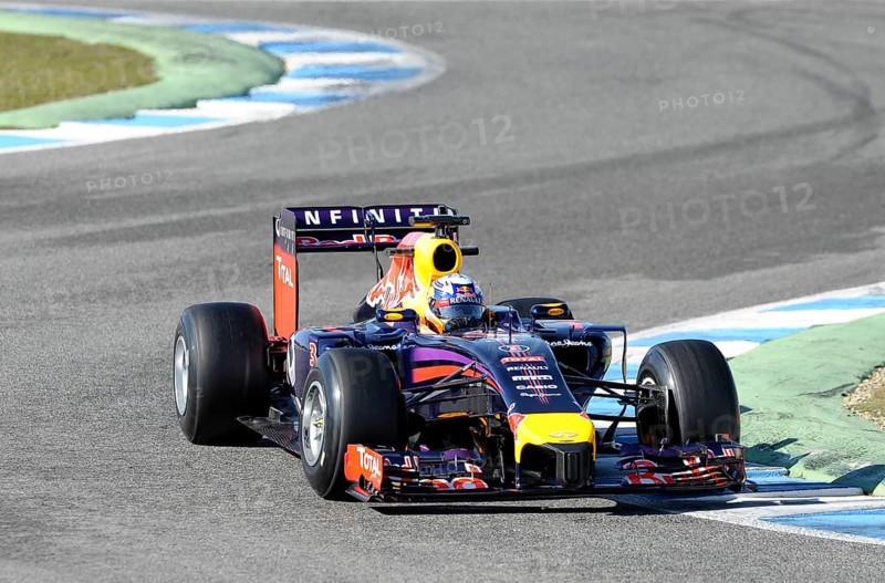Daniel Ricciardo in the Red Bull RB10