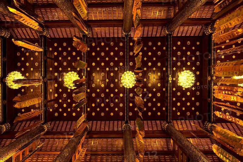 Ceiling of Wat Chedi Luang Temple