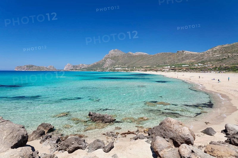 Beach of Falassarna on the west coast