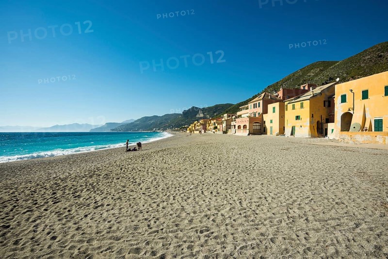 Typical houses on the beach