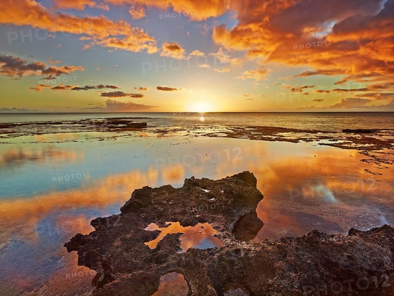 Sunset at Ka'ena Point State Park