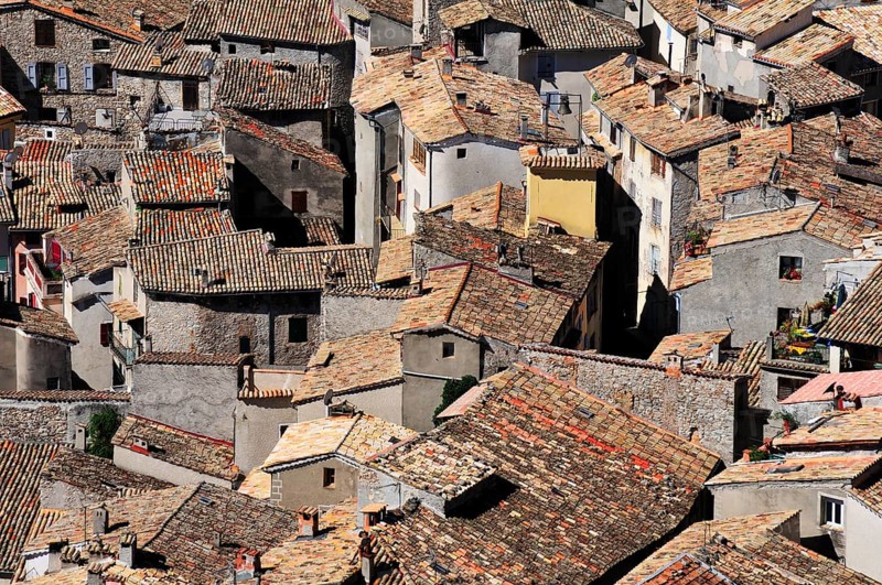 View over the rooftops of the historic centre