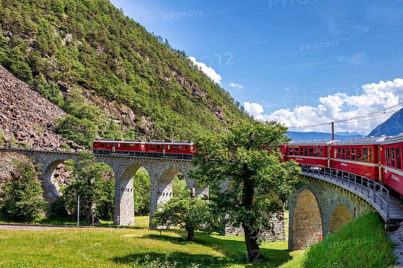 Circular viaduct of Brusio