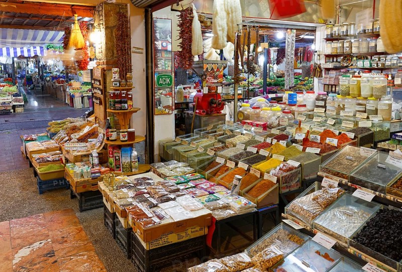 Spice shop in the market
