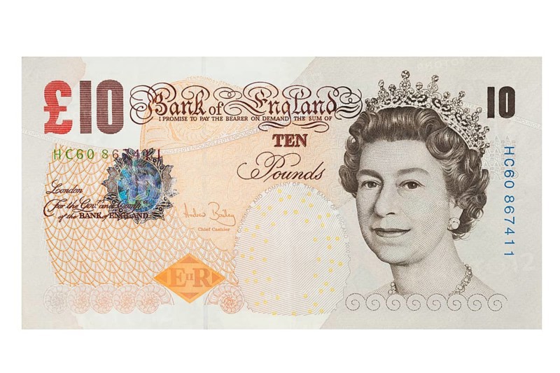 English ten pound note
