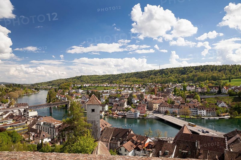 View from Munot Fortress over the town