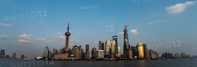 Pudong skyline with Oriental Pearl Tower