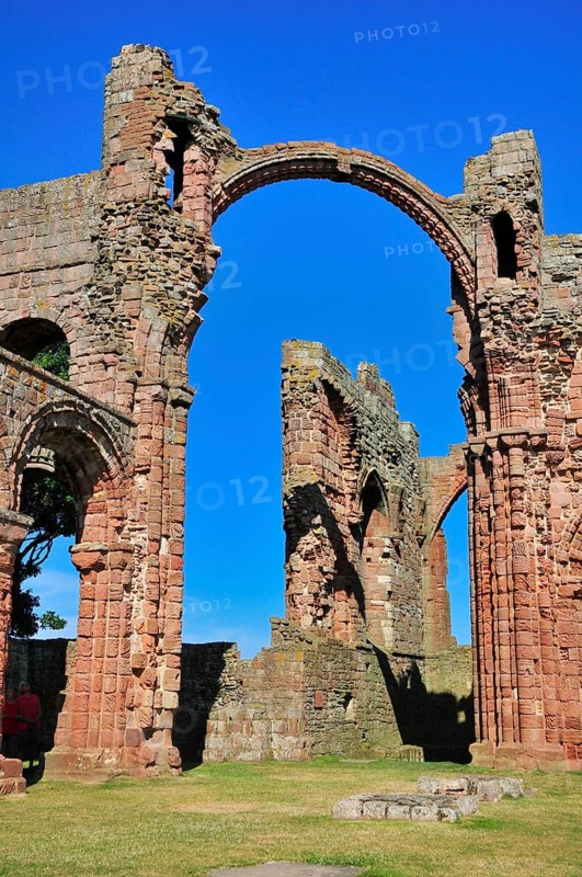 Ruins of the Benedictine monastery of Lindisfarne