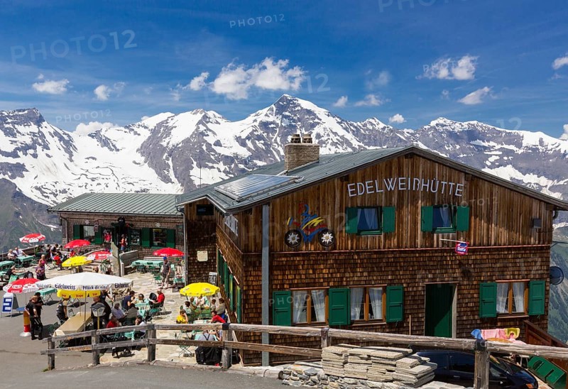 Edelweisshutte inn on Mt Edelweissspitze