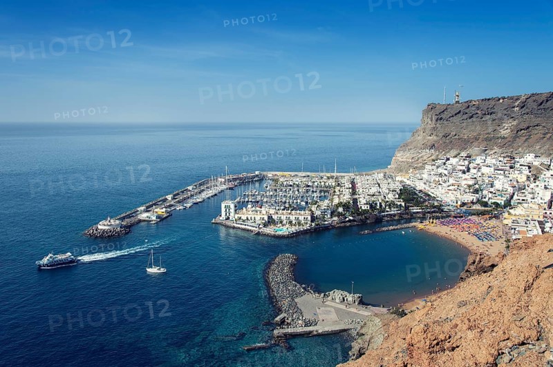 The harbor town of Puerto de Mogan