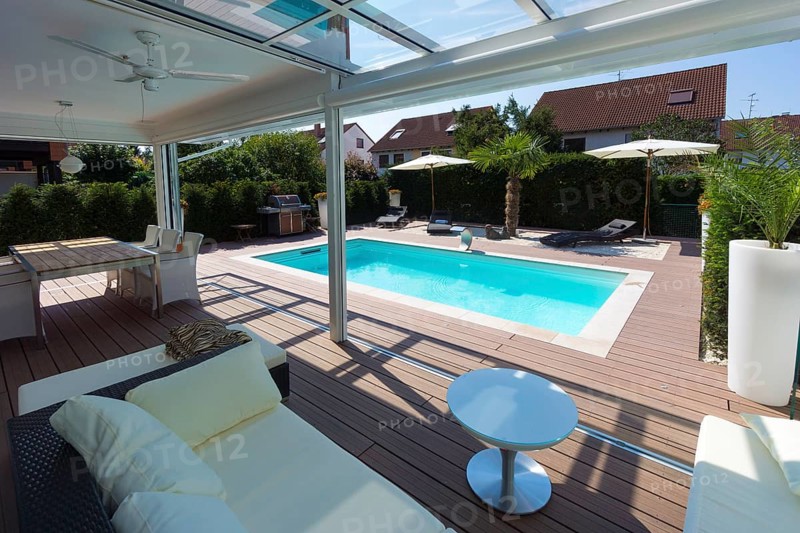 Private house with a conservatory