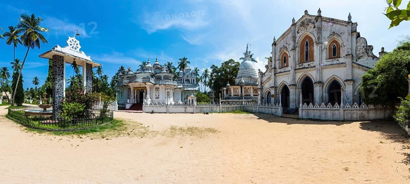 Old Buddhist temple complex of Sri Pushparama Maha Viharaya